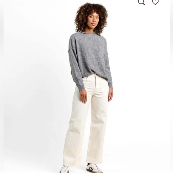 Nuuds Cozy Knit Mock Neck size L charcoal grey - Picture 3 of 14